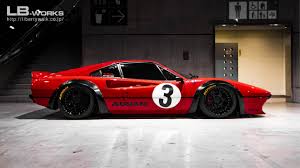 Lb Works Ferrari 308 Gtb Body Kit 1975 1985 Liberty Walk