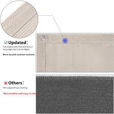 Schützt vor neugier und wind, einfach. Leicht Transparent Wind Und Uv Schutz Wetterfest 90 X 300cm Sekey Balkon Sichtschutz Balkonabdeckung Hdpe 220 G M Hellgrau Mit Osen Nylon Kabelbinder Und Kordel