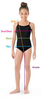 Size Charts Dancewear Solutions