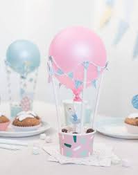 Decorative hot air balloon are great talking points; 27 Uplifting Party Decoration Ideas With Balloons For Every Occasion Diy Hot Air Balloons Diy Birthday Decorations Diy Birthday Party