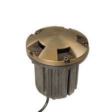 Volt Brass Bully Turret Top Mr16 In Ground Well Light Low Voltage Landscape Lighting Led Landscape Lighting Well Lights In Ground Well Lights