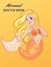 It might seem tough to draw this beauty with the complete detailing of long fins, voluminous step 10. Mermaid Sketch Book Fun Activity Workbook For Kids Ages 4 8 For Learning Sketching Drawing And Doodling Publications Zuru 9781075037122 Amazon Com Books