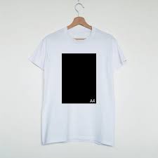 A4 Paper Size T Shirt Minimalist Shirt A4 Paper Symbol Graphic Tee Stylish Fashion T Shirt Funny Gift Tee