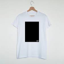 a4 paper size t shirt minimalist shirt a4 paper symbol graphic tee stylish fashion t shirt funny gift tee