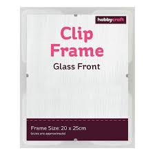 Glass Clip Frame 20cm X 25cm Hobbycraft