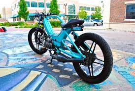 Garage Build Stretched Maxi Vintage Moped Custom Moped Motorcycles And Scooter