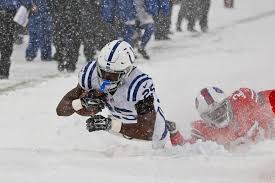 The buffalo bills will try to revive their flagging playoff hopes on sunday when they host the indianapolis colts in an nfl week 14 matchup at new era field. Indianapolis Colts Running Back Marlon Mack Left Is Brought Down In The Snow During The Second Half Of An Nfl Football Game Against The Buffalo Bills Sunday Dec 10 2017 In Orchard