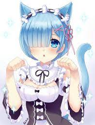 Rem (レム) is a maid in service of lord roswaal l mathers, alongside her sister, ram. Pin On Re Zero