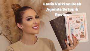 2021 Louis Vuitton Desk Agenda Planner Set up + LV Insert + Personalisation  !