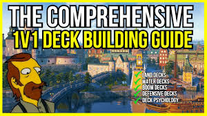 Next step in this pokemon deck building guide is making sure to use your pokemon to their full we wish you good luck as you journey into deck building in pokemon tcg. The Comprehensive 1v1 Deck Building Guide For Aoe3de Youtube