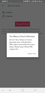 If you set up fitbit pay, the device lock is turned on automatically and you're prompted to set a code. Ionic Says Unlock With Your Phone Fitbit Community