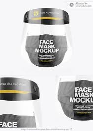 Face Shield Mockup Psd In 2020 Mockup Psd Mockup Face Shield