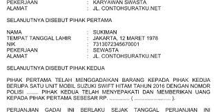 Yang bertanda tangan dibawah ini, kami pasangan suami istri, dengan hal ini disebut sebagai pihak i surat perjanjian adopsi anak. Contoh Surat Perjanjian Gadai Mobil Masih Kredit Yang Sah Aneka Contoh Surat Yang Baik Dan Benar