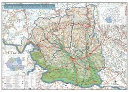 Forme de relief, zone administrative; Harta Regiunii Sud Vest Din Romania Stiefel Ro