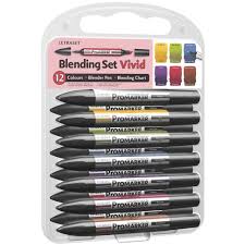 letraset promarker blending set 12 pkg vivid