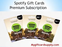 By using a spotify gift card, egift card, ecard, premium code, or pin (the card), you accept the following: 1. Spotify Gift Card Premium Mygiftcardsupply Com