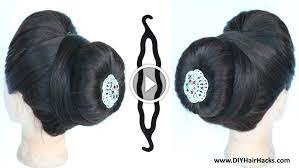 Easy And Simple Juda Hairstyle With Using Magic Hair Lock Kurti Blouse