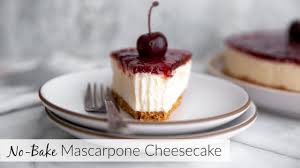 6,625 homemade recipes for cold dessert from the biggest global cooking community! No Bake Mascarpone Cheesecake A Stunning Easy Dessert