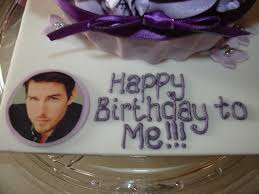 Grate a hershey chocolate bar and sprinkle on top of cake. Purple Tom Cruise Giant Cupcake Cake Cakecentral Com