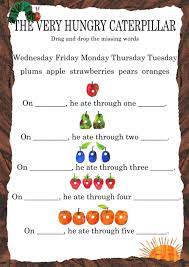 The Very Hungry Caterpillar Interactive And Downloadable Work Very Hungry Caterpillar Printables The Very Hungry Caterpillar Activities Very Hungry Caterpillar