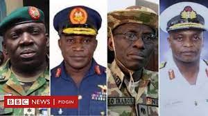 Attahiru who was newly appointed chief of army staff on january 26, succeeding tukur buratai. Buhari Service Chiefs Nigerian New Service Chiefs Profile Of Lucky Irabor Ibrahim Attahiru Ishiaka Amao Awwal Gambo Bbc News Pidgin