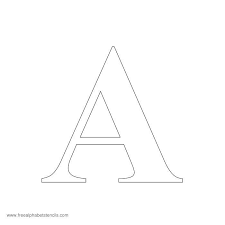 Greek Alphabet Stencils Alphabet Stencils Letter Stencils To Print Free Stencils Printables