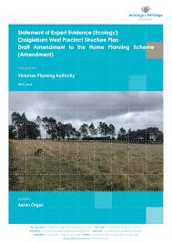 Statement of Expert Evidence (Ecology): Craigieburn West Precinct Structure  Plan Draft Amendment to the Hume Planning Scheme (Am