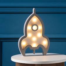 Cosmos Rocket Battery Night Light Night Light Kids Bedroom Night Light Night Light