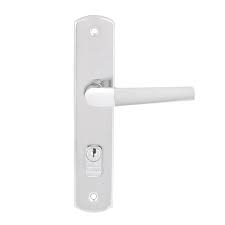 Fechadura para Porta de Entrada Cromado 40mm Comum com Espelho Popline  Soprano | Leroy Merlin