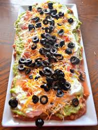 7 Layer Mexican Dip Cuisine Mexicaine Alimentation Nourriture
