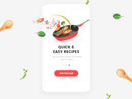 Onboarding Screen Cooking App Food App Onboarding