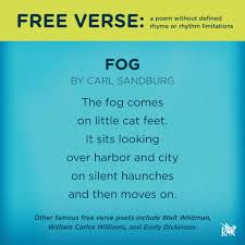 Free verse poems do not follow the rules, and have no rhyme or rhythm; 4 Types Of Poetry And Why Students Should Study Them Learning Liftoff