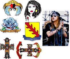 Maybe you would like to learn more about one of these? Axl Rose Fake Tattoos Inkwear
