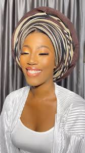 Getting pretty janet ready for her traditional wedding 👏👏, Makeup:  @garnetbeaute , Gele: @kezartistry_2