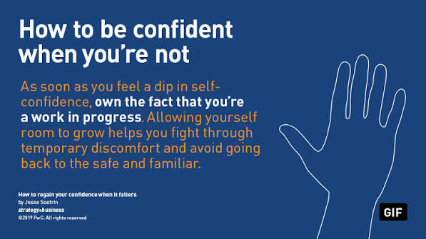 How to regain your confidence when it falters