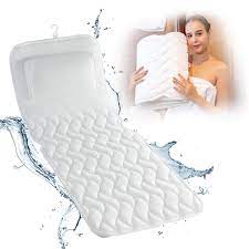 Our stripes bed pillows set of 2 is 100% cotton material filled with a poly gel that provides an optimal level of comfort. Buy Bath Cushion For Tub Extra Large Full Body Bath Tub Pillow Non Slip Spa Bathtub Mat Mattress Pad With Super Thick Breathable 3d Mesh Layers Great Back Support For Adults