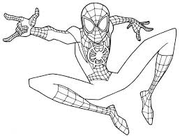 Top spiderman coloring pages for kids: Spiderman Miles Morales Coloring Pages Spider Coloring Page Spiderman Coloring Superhero Coloring Pages
