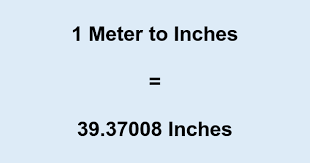 1 Meters to ″ – What is 1 Meter in Inches?