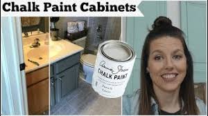 Pick one of these diy bathroom vanity plans and take control of your bathroom that needs updating and better functionality. Chalk Paint Cabinets With Annie Sloan Chalk Paint Youtube