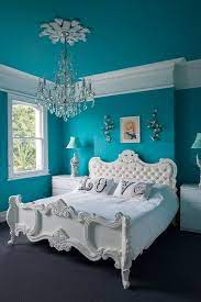 This is actually a popular color in home décor today. 50 Blue Primary Bedroom Ideas Photos Girls Bedroom Paint Bedroom Decor For Women Turquoise Room