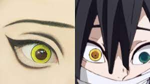 Iguro Obanai 伊黒小芭内 | Tutorial: Anime Eye Makeup 299 - YouTube