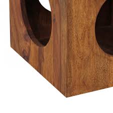 Online schauen chrom holz tisch lampe vergleich & test. Weran Beistelltisch Mumbai Massivholz Sheesham 35x35 Cm Cube Wohnzimmer Tisch Design Landhaus Stil Couchtisch Quadratisch