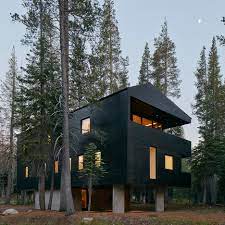 Discover your dream home among our modern houses, penthouses and villas for. Mork Ulnes Completes California Ski Chalet Coated In Black Tar