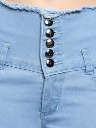 Slim Ladies Light Blue Five Button Denim Jeans, High Rise at Rs 310piece  in New Delhi