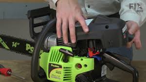 poulan chainsaw repair how to replace the spark plug