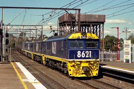 Freightcorp 86 8621 Penrith Trainspo Old Trains Train Tracks Diesel Locomotive