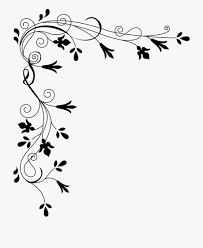 Flower Border Clipart Black And White Ideas In 2021 Flower Border Clipart Clipart Black And White Clip Art Borders