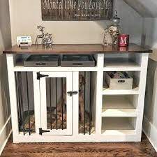 Dog Crate Furniture Custom Built Dog Kennel Furniture Solid Wood Crate Shelves Pet Bed Georgia Alabama Tennessee North South Carolina In 2020 Dog Crate Furniture Diy Dog Crate Crate Furniture