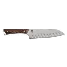 Shun Kanso 7 In Hollow Ground Santoku Knife Swt0718 The Home Depot In 2020 Santoku Knife Knife Shun Knives