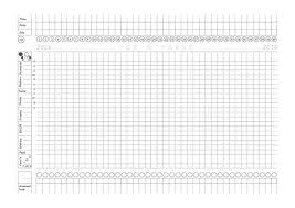 Fertility Awareness Printable Paper Chart Pre Filled